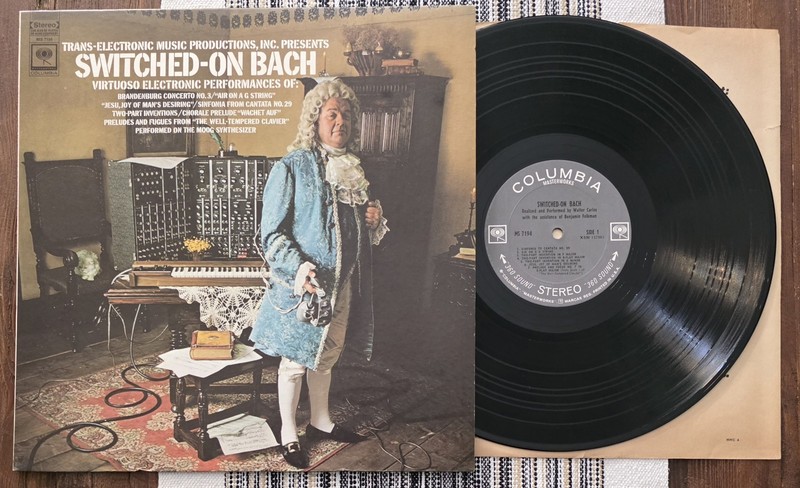 Walter Carlos Switched-On Bach 1969 Columbia MS-7194 Vinyl LP Vintage Record
