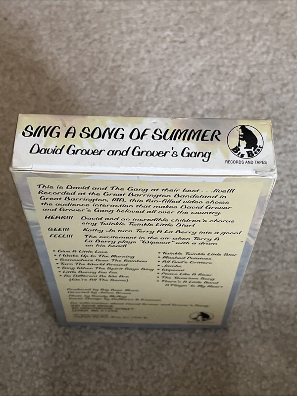 Sing A Song Of Summer VHS David Grover & Grover’s Gang 1995 Great Barrington MA gallery