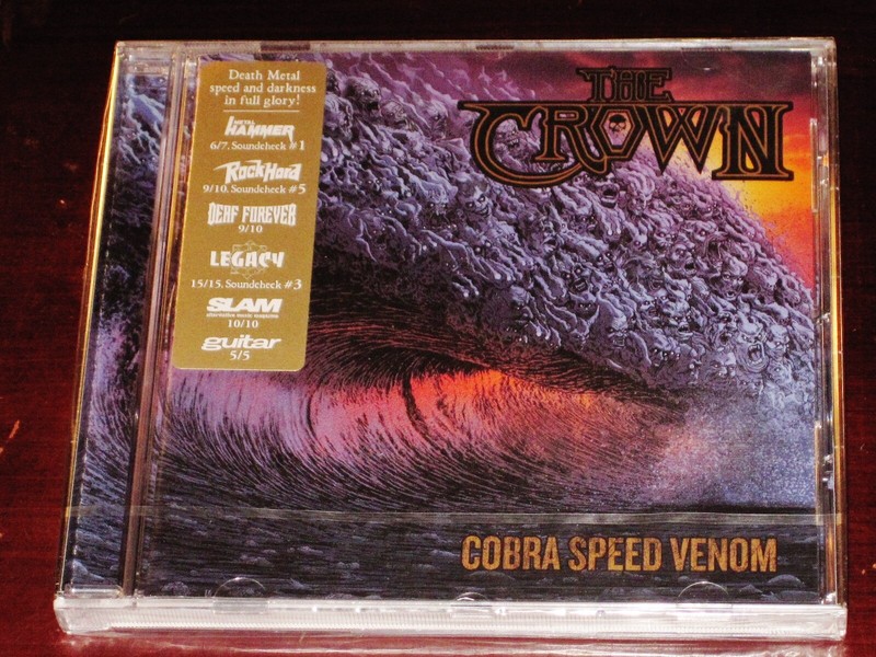 The Crown Cobra Speed Venom CD 2018 Metal Blade Records Germany 3984-15577-2 NEW