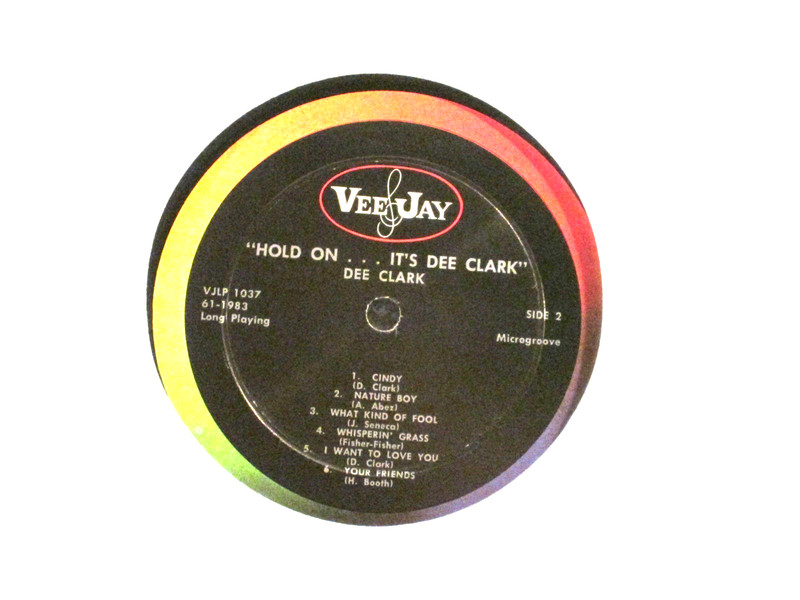 HOLD ON..IT'S DEE CLARK RARE ORIG 1961 MONO VEE-JAY POP-R&B OVAL LBL SHRINK EX! gallery