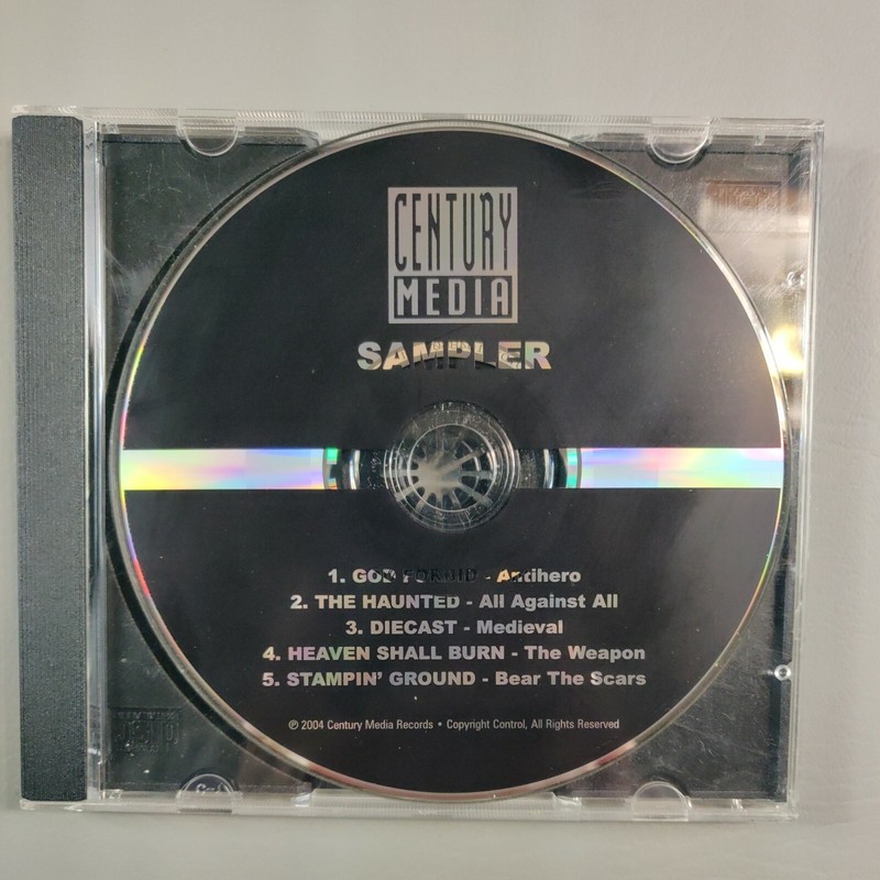 Century Media Sampler CD 2004 Diecast God Forbid The Haunted Heaven Shall Burn