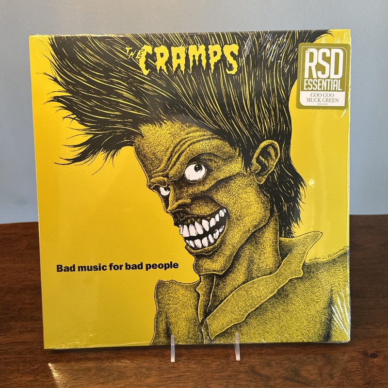 THE CRAMPS: Bad Music for Bad People LP RSD Essential Goo Goo Muck Green Vinyl