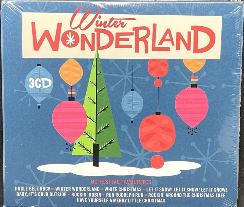 WINTER WONDERLAND – VARIOUS ARTISTS, TRIPLE CD ALBUM, (2019) NEW / SEALED