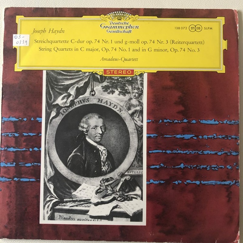 138 072 Haydn String Quartet in C, Op. 74/1 / G min Op. 74/3 / Amadeus Quarte…