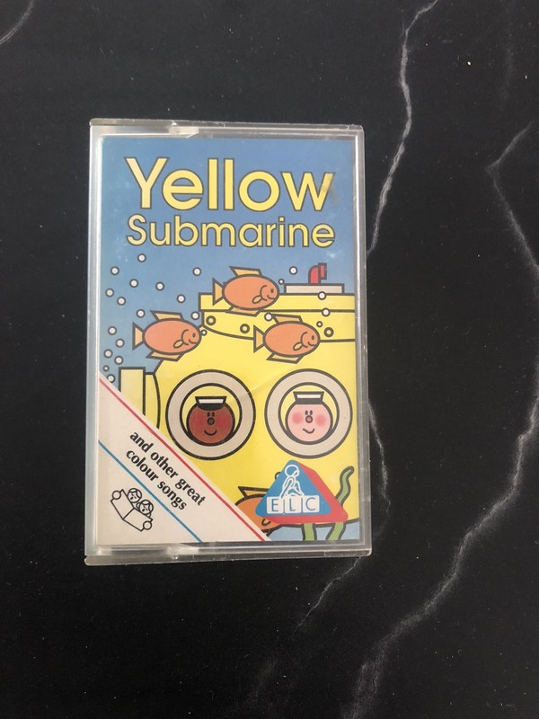 ELC Children’s Song Cassette – Yellow Submarine – Early Learning Centre 1990