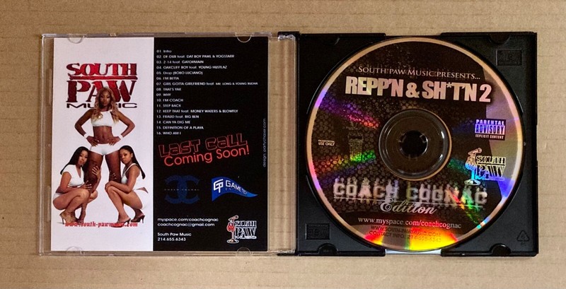 Rare CD Coach Cognac Repp’n & Sh*t’n 2 Preseason Mixtape 16 Tracks[PA] Texas Rap gallery