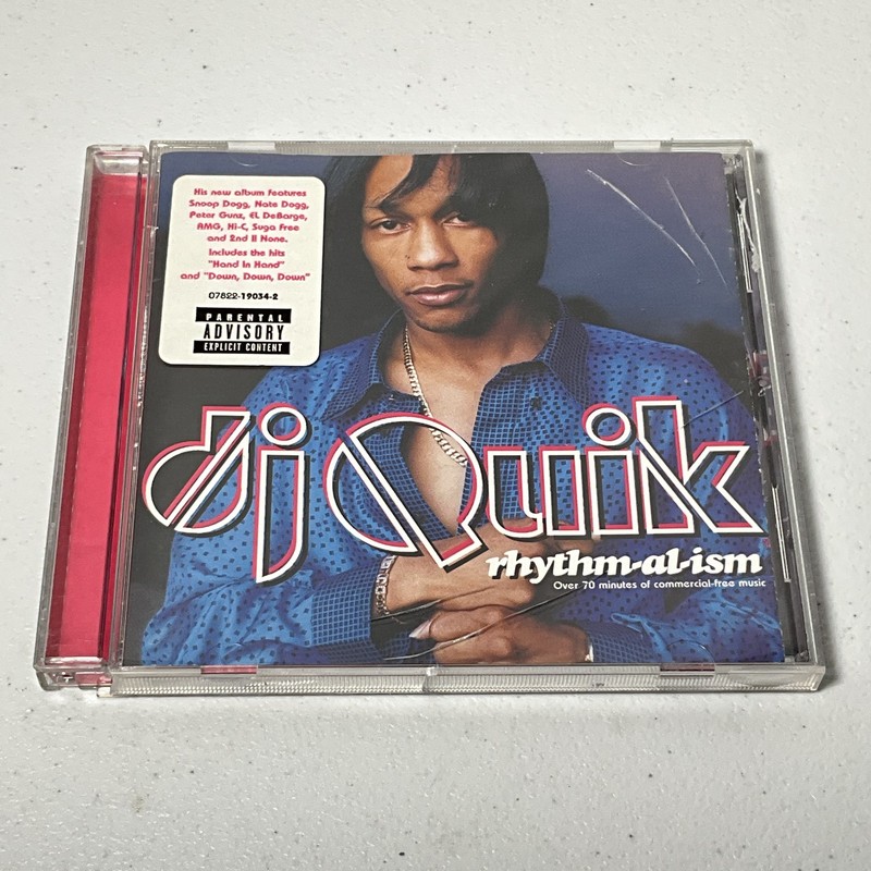 DJ Quik Rhythm-al-ism CD (1998) Profile Arista Records G-Funk Hip Hop VG+