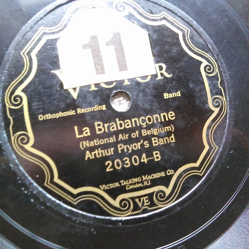 78 rpm Victor 20304, Arthur Pryor, La Marseillaise, France Belgium, jazz V+ gallery