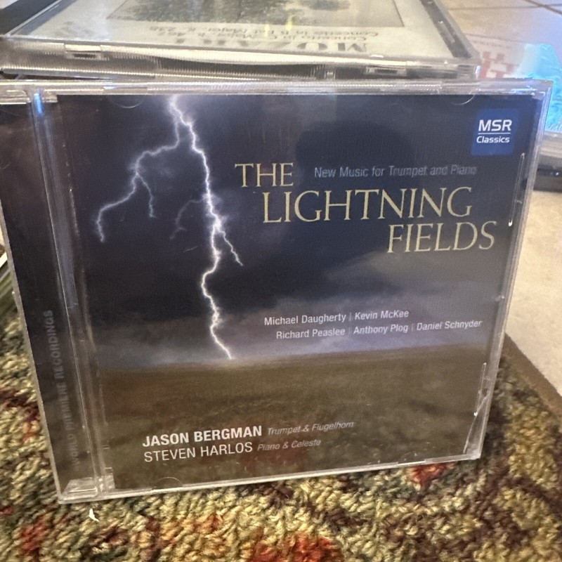 Jason Bergman Steven Harlos – Lightning Fields (Audio CD 2016) Trumpet Brand New