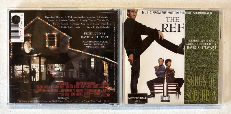 David A. Stewart: The Ref Original Soundtrack: Songs Of Suburbia CD (1994)