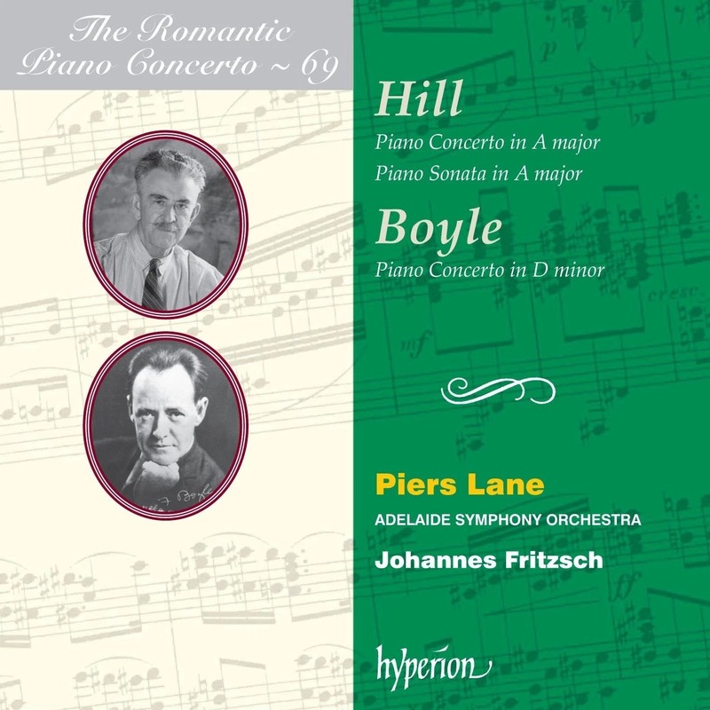 Piers Lane - Romantic Piano Concerto 6 Hill & Boyle - CD NEW & SEALED gallery