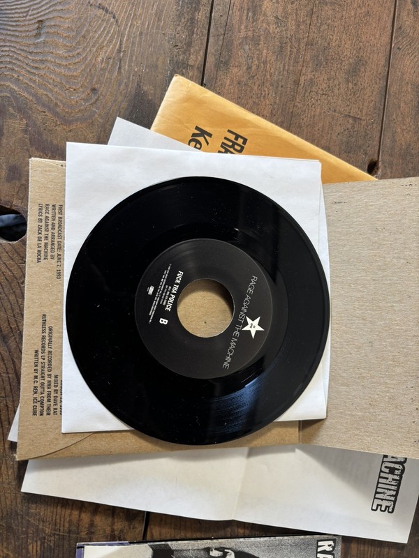 Rage Against The Machine No Shelter. Evil Empire, Ghost of Tom Joad 7" Vinyl Lot gallery
