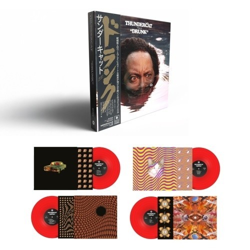 Thundercat Drunk Red Vinyl 4 LP Box set Japanese Obi New
