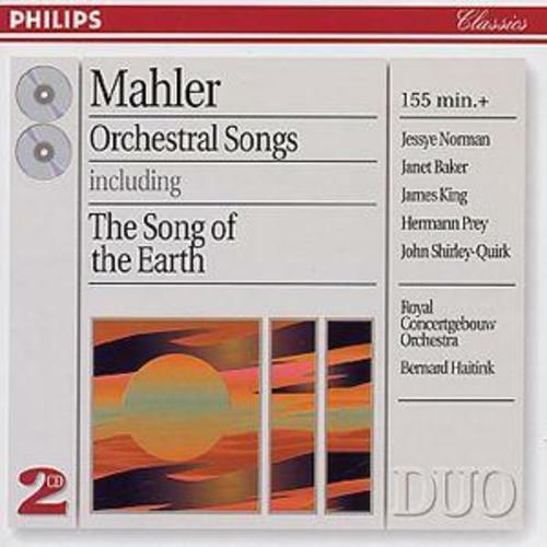 Gustav Mahler : Orchestral Songs including The Song of the Earth CD (1996)