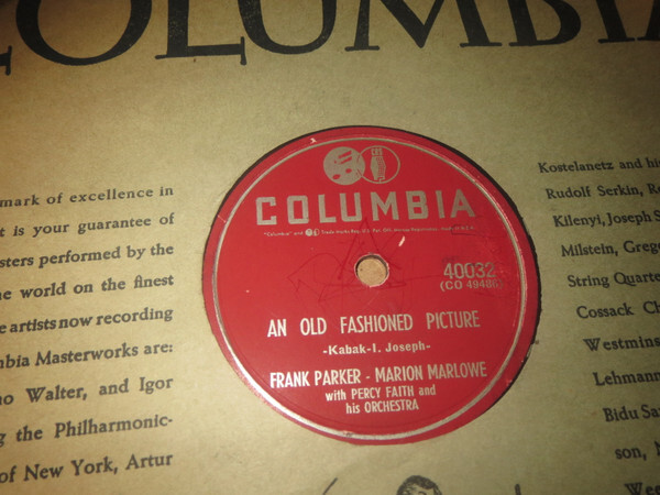 Marion Marlowe – Frank Parker (2) With Percy Faith & His Orchestra – The Melba