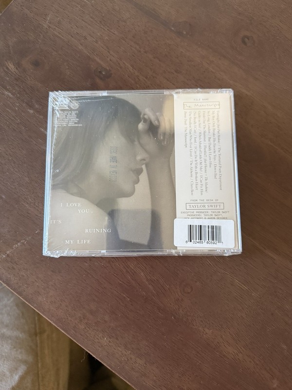 Taylor Swift Hand Signed The Tortured Poets Department CD TTPD *SEALED*