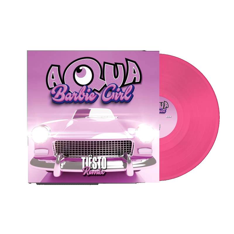 Aqua – Barbie Girl – Tiesto Remix – Limited Pink Vinyl 7″ Single – New Sealed