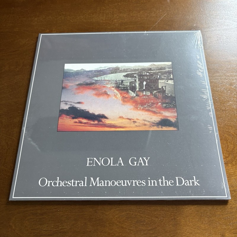 ORCHESTRAL MANOEUVRES IN THE DARK Enola Gay OXBLOOD vinyl 12″ NEW SEALED OMD