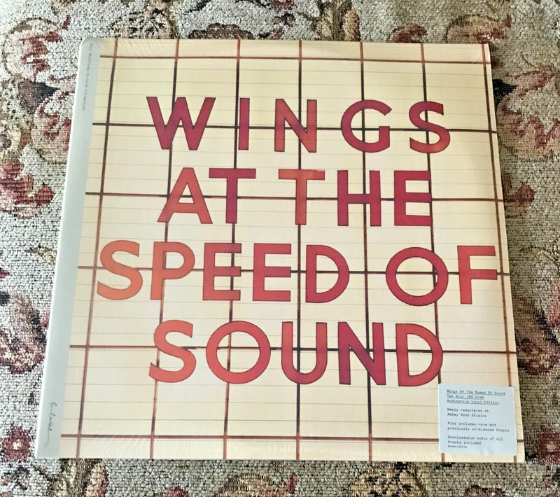 New/Sealed-McCartney Archive «Wings at the Speed of Sound» 2 Disc 180g LP’s 2014