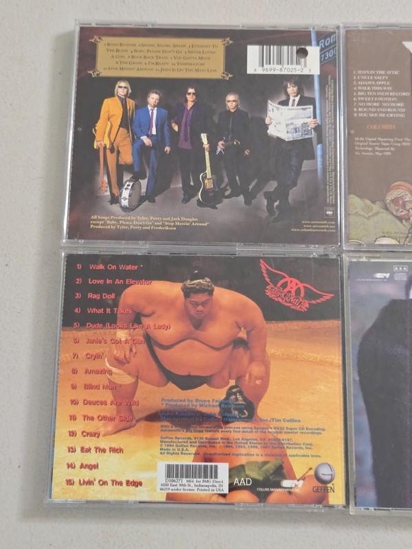 AEROSMITH CD Lot of 4 - Big Ones, Toys In The Attic & More - Classic Rock gallery