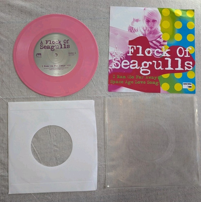 A Flock Of Seagulls – I Ran (So Far Away) LE Pink 7″ 37/500