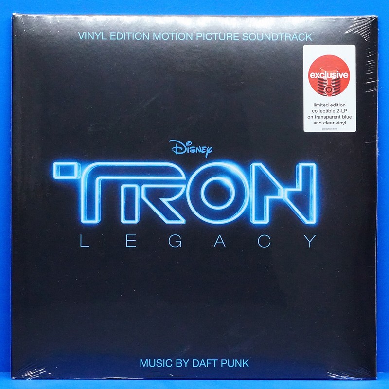 Disney Tron Legacy Vinyl Record Soundtrack 2 x LP Daft Punk Target Exclusive