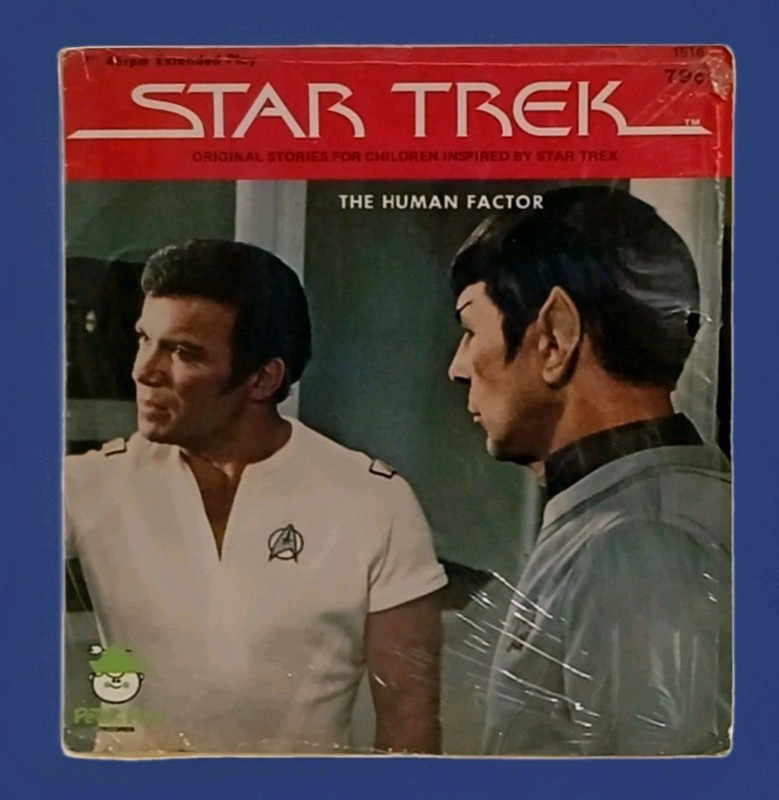 SEALED 1979 Star Trek «The Human Factor» Peter Pan 45 RPM Record Great Condition