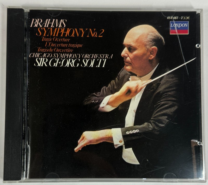 Symphony 2 Tragic Overture Chicago Orchestra Classical Music CD Johannes Brahms