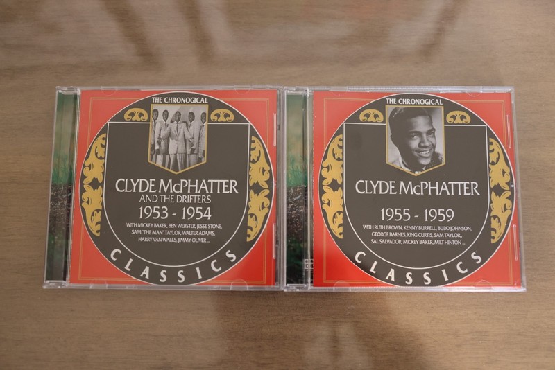 Clyde McPhatter 2 CD Lot The Chronogical 1953-1954 w/The Drifters & 1955 -1959