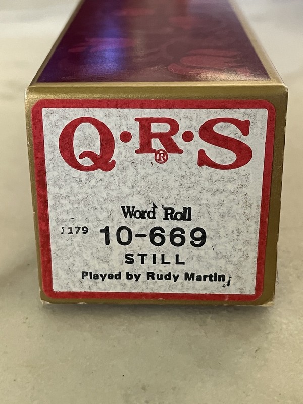Player Piano Music Rolls by QRS “Still” 10-669
