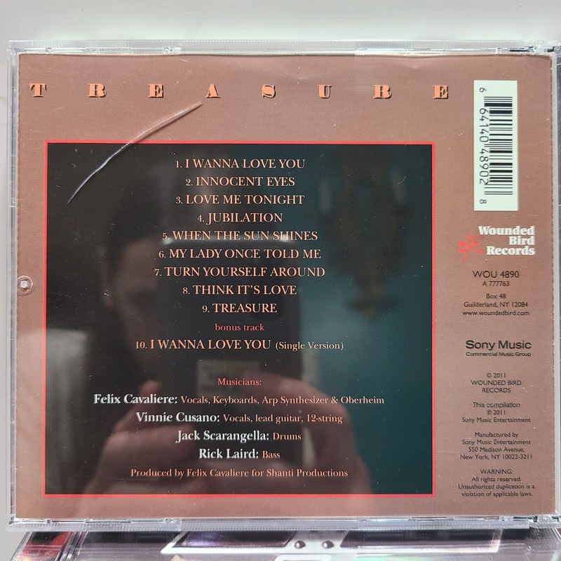 Treasure Self Titled CD Wounded Bird Sony 2011 Reissue Mint Media gallery