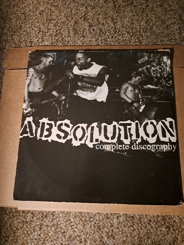 ABSOLUTION *RARE* complete discography NYHC double LP 1997 Temperance Records