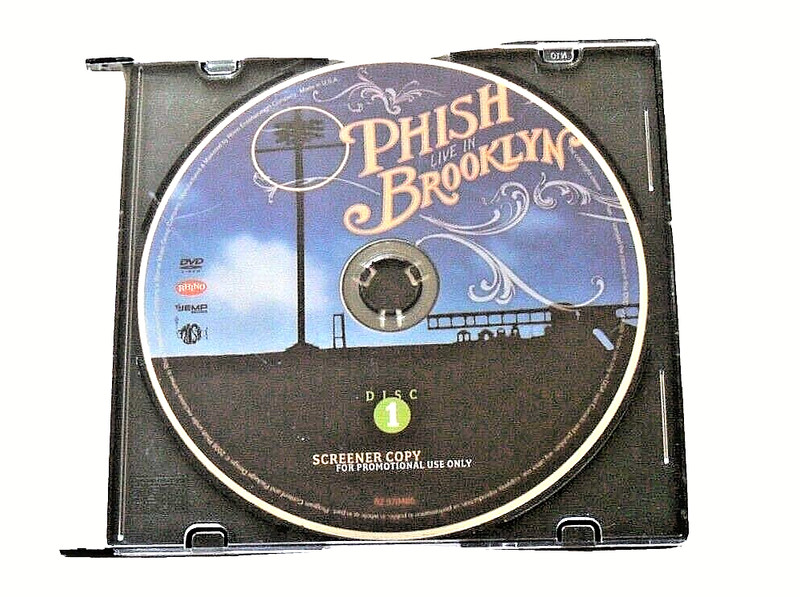 PHISH LIVE IN BROOKLYN DISC 1 SCREENER COPY FOR PROMOTIONAL USE ONLY DVD