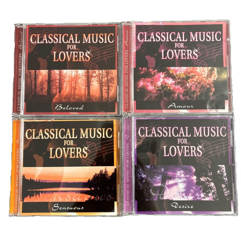 Classical Music for Lovers: Amour + Desire + Sensuous + Beloved 4 CDs Lot Mint
