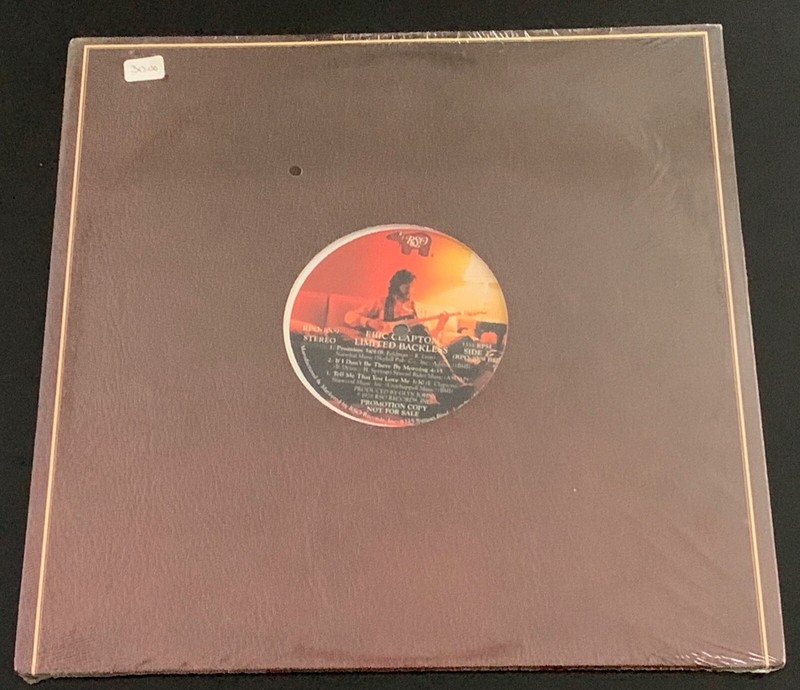 Eric Clapton "Limited Backless" Promo Rare 1978 Sealed LP Mint gallery