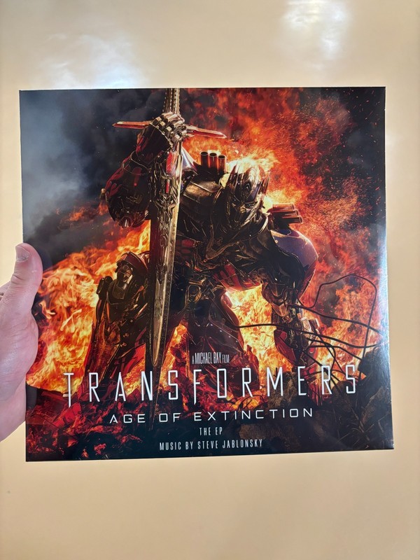 Steve Jablonsky Transformers Age of Extinction Vinyl Explosion Autobot New
