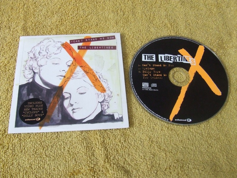 CD SINGLE CARDSLEEVE THE LIBERTINES CANT STAND ME NOW 3 TRACK PLUS VIDEO