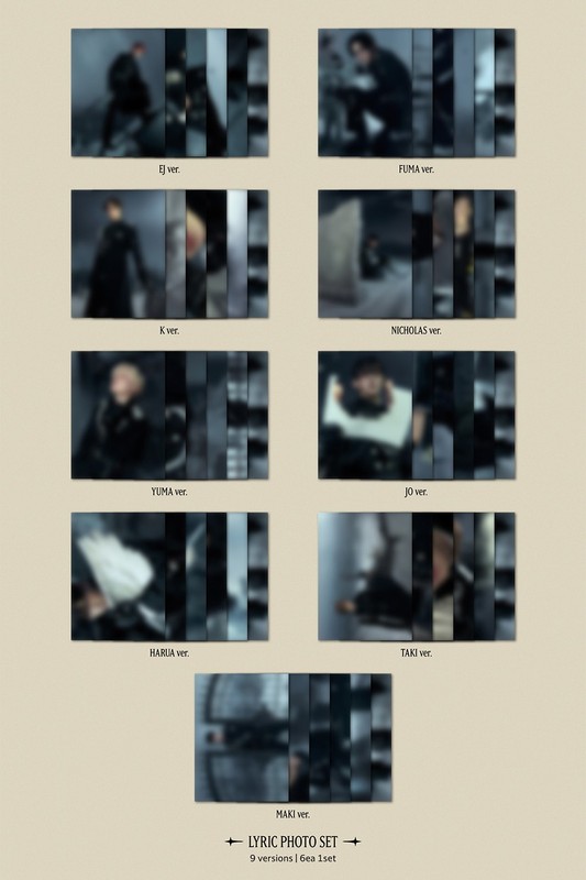 &TEAM [WE ON FIRE] 3rd EP Album SOLO Ver./CD+Lyric Photo Set+Poster+2 Photo Card gallery