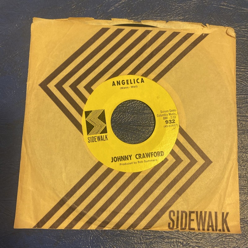 Johnny Crawford 7” 60’s Angelica ( Mann – Weil ) / Everybody Has Their Day 45