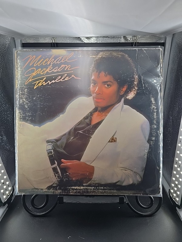MICHAEL JACKSON THRILLER EPIC 1982 1E/1G Pitman FIRST PRESS G+/G