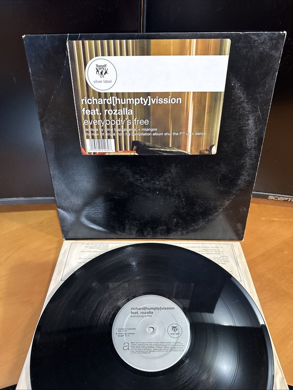 Richard Humpty - Vission Rozalla Everybody's Free 12" Vinyl Single Record B6 VG+ gallery