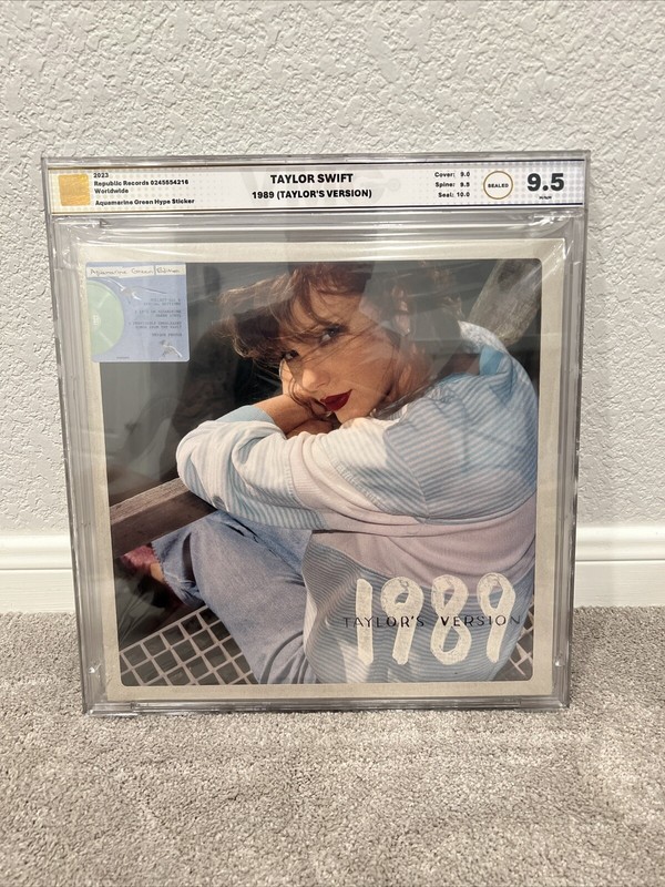 Taylor Swift 1989 (Taylor’s Version) Aquamarine Green Vinyl VMG 9.5 M/NM