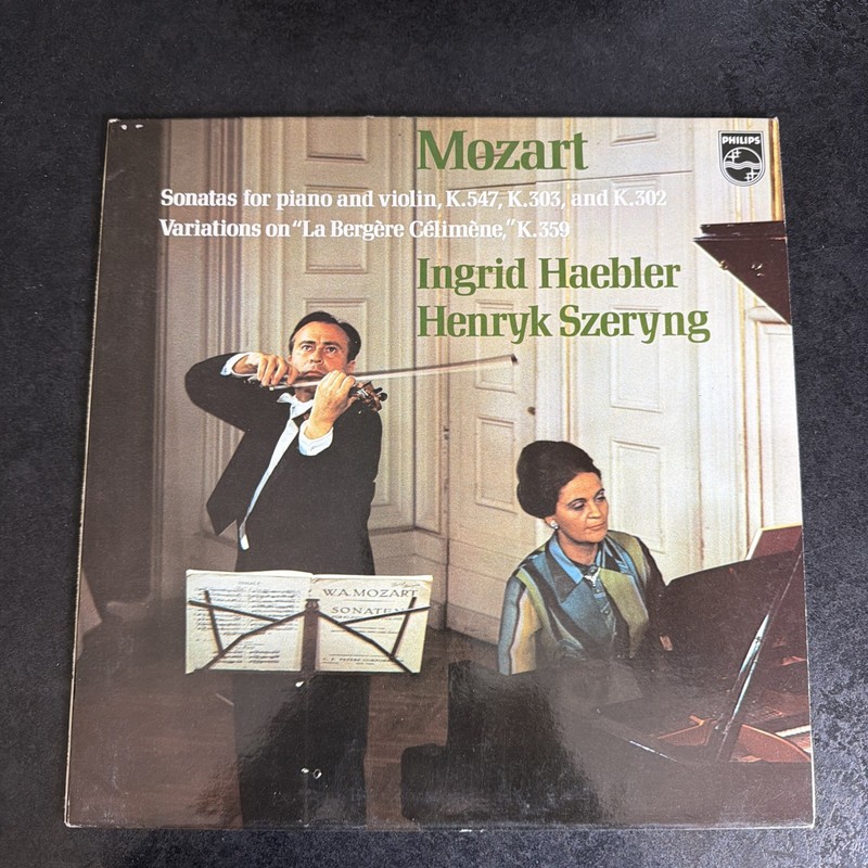 6500 145 1st SZERYNG & HAEBLER Mozart Violin Sonatas K.547, K.303, K.302