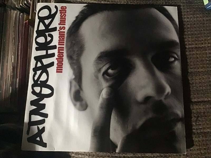 ATMOSPHERE MODERN MAN’S HUSTLE /ONEMOSPHERE 2002 OOP 12” SINGLE FATBEATS PRINT