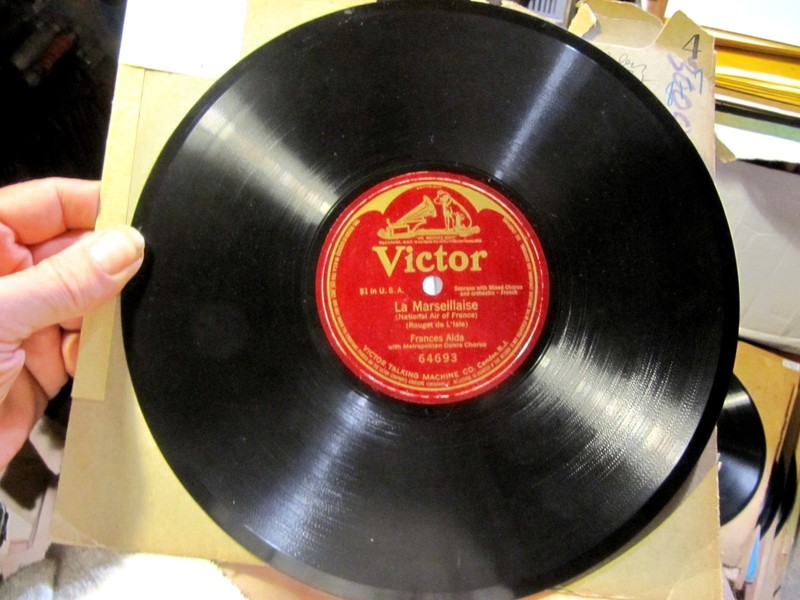 E+ 1917 French Anthem LA MARSEILLAISE FRANCES ALDA Picture Victor Record 64693 gallery