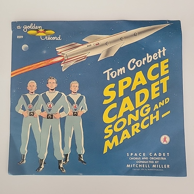 1951 Golden Record TOM CORBETT SPACE CADET Vinyl SciFi Pre NASA SPACE MOON RACE