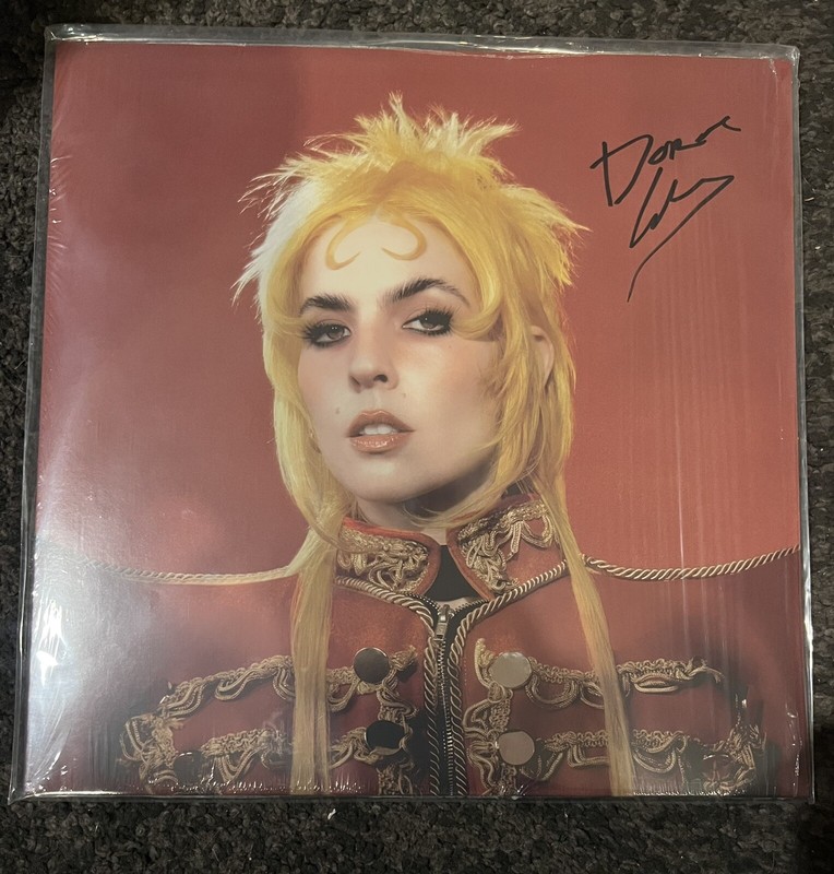 signed fanfare black vinyl - autographed by dorian electra