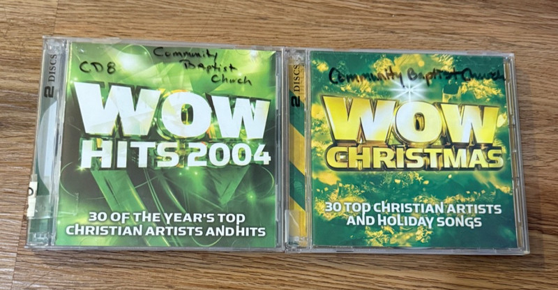 ✝️ WOW Hits 2004 & WOW Christmas CD Lot (2) – Christian Music Compilations