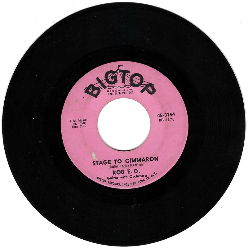 Rock 45 ROB E.G. Jezebel Stage to Cimmaron Bigtop 3154 VG HEAR! gallery