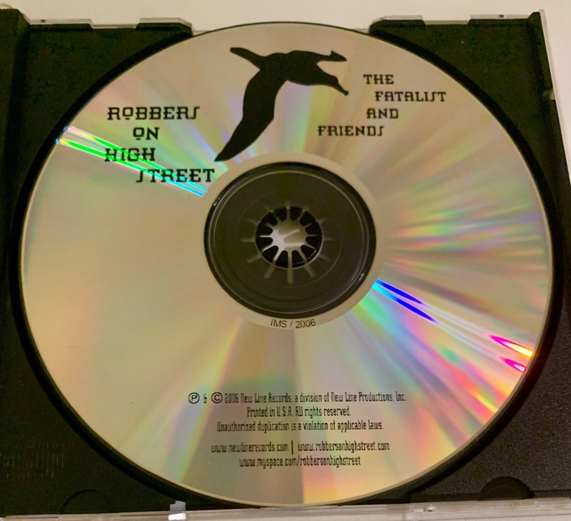 Mint CD (Jewel Case Version) Robbers On High Street The Fatalist And Friends EP gallery